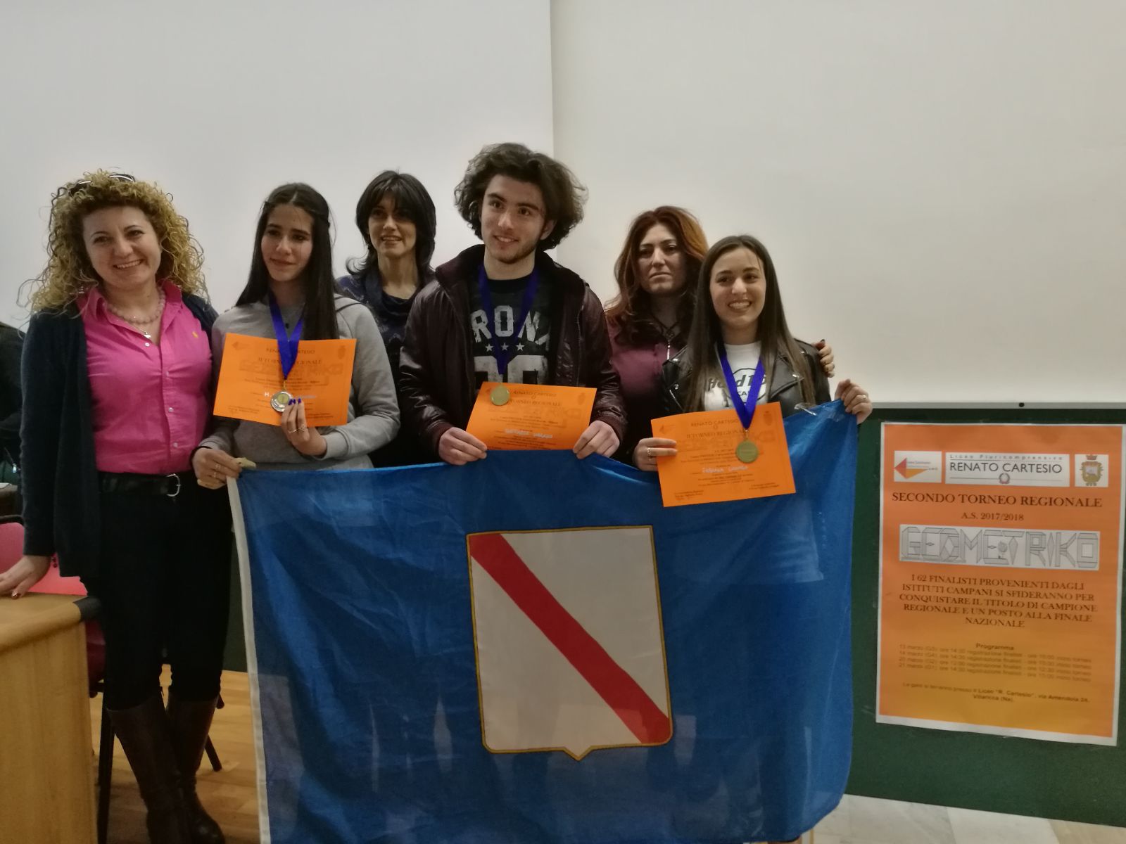 Fabiana Luongo 2C terzo posto alle regionali di Geometriko, a.s. 2017/18